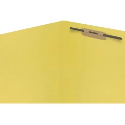 Medical Arts Press Reinforced End Tab File Folder, Straight Cut, Letter-Size, Yellow, 50/Box (S-01501-YLW)