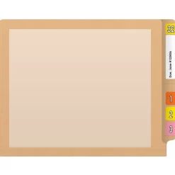 Medical Arts Press Reinforced End Tab File Folder, Straight-Cut, Letter Size, Manila/Tan, 50/Box (S-09473-TAN) Sale