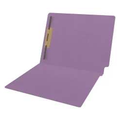 Medical Arts Press Reinforced End Tab File Folder, Straight Cut, Letter-Size, Lavender, 50/Box (S-01501-LAV) New