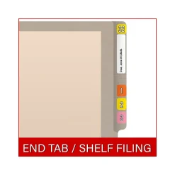Medical Arts Press Reinforced End Tab File Folder, Straight-Cut, Letter Size, Manila/Gray, 50/Box (S-09473-GRY) Best