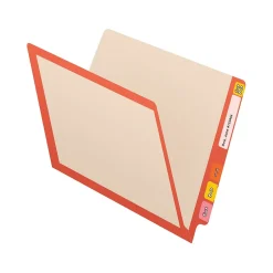 Medical Arts Press Reinforced End Tab File Folder, Straight-Cut, Letter Size, Manila/Orange, 50/Box (S-09473-ORG) Online