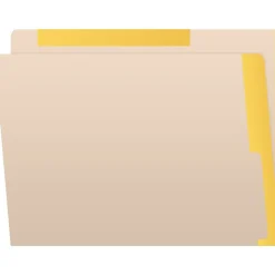 Medical Arts Press Reinforced Top Tab File Folder, Full-Cut, Letter Size, Manila/Yellow, 50/Box (S-09468-YLW)
