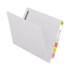 Medical Arts Press Reinforced End Tab File Folder, Straight Cut, Letter-Size, White, 50/Box (S-01601-WHT) Online