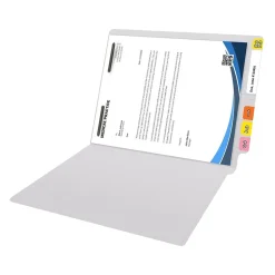 Medical Arts Press Reinforced End Tab File Folder, Straight Cut, Letter-Size, White, 50/Box (S-01601-WHT) Online