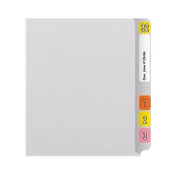Medical Arts Press Reinforced End Tab File Folder, Straight Cut, Letter-Size, White, 50/Box (S-01601-WHT) Online