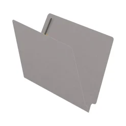 Medical Arts Press Reinforced End Tab File Folder, Straight Cut, Letter-Size, Gray, 50/Box (S-01601-GRY) Clearance