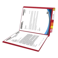 Medical Arts Press Reinforced End Tab File Folder, Straight Cut, Letter-Size, Red, 250/Carton (S-01602-RED-B) Best