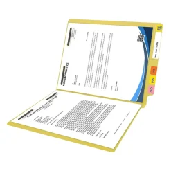 Medical Arts Press Reinforced End Tab File Folder, Straight Cut, Letter-Size, Yellow, 250/Carton (S-01602-YLW-B) Best