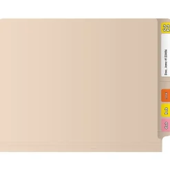 Medical Arts Press Reinforced End Tab File Folder, Straight Cut, Letter-Size, Manila, 50/Box (S-01314) Clearance