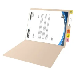 Medical Arts Press Reinforced End Tab File Folder, Straight Cut, Letter-Size, Manila, 50/Box (S-01314) Clearance