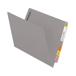 Medical Arts Press Reinforced End Tab File Folder, Straight Cut, Letter-Size, Gray, 50/Box (S-01602-GRY) Hot