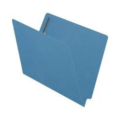 Medical Arts Press Reinforced End Tab File Folder, Straight Cut, Letter-Size, Blue, 250/Carton (S-01602-BLU-B) Discount
