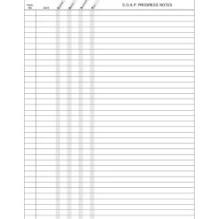 Medical Arts Press S.O.A.P. Progress Reports, No Punch, 250/Pack (20432RL) New