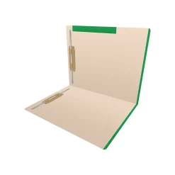 Medical Arts Press Standard Reinforced File Folder, Straight Cut, Letter Size, Manila/Dark Green, 50/Box (50693DG) Sale