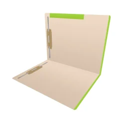 Medical Arts Press Standard Reinforced File Folder, Straight Cut, Letter Size, Manila/Light Green, 50/Box (50693LG) Discount
