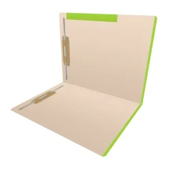 Medical Arts Press Standard Reinforced File Folder, Straight Cut, Letter Size, Manila/Light Green, 50/Box (50693LG) Discount