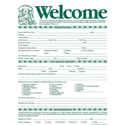 Discount ® Welcome Registration Form, Pets at Left Medical Forms