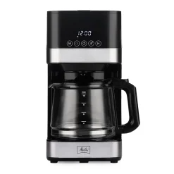 Coffee Makers<Melitta Aroma Tocco 10-Cup Automatic Drip Coffee Maker, Black/Stainless Steel (MCM009PULBK0)