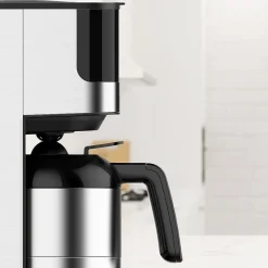 Coffee Makers<Melitta Aroma Tocco 8-Cups Automatic Drip Coffee Maker, Black/Stainless Steel (MCM010PULBK1)