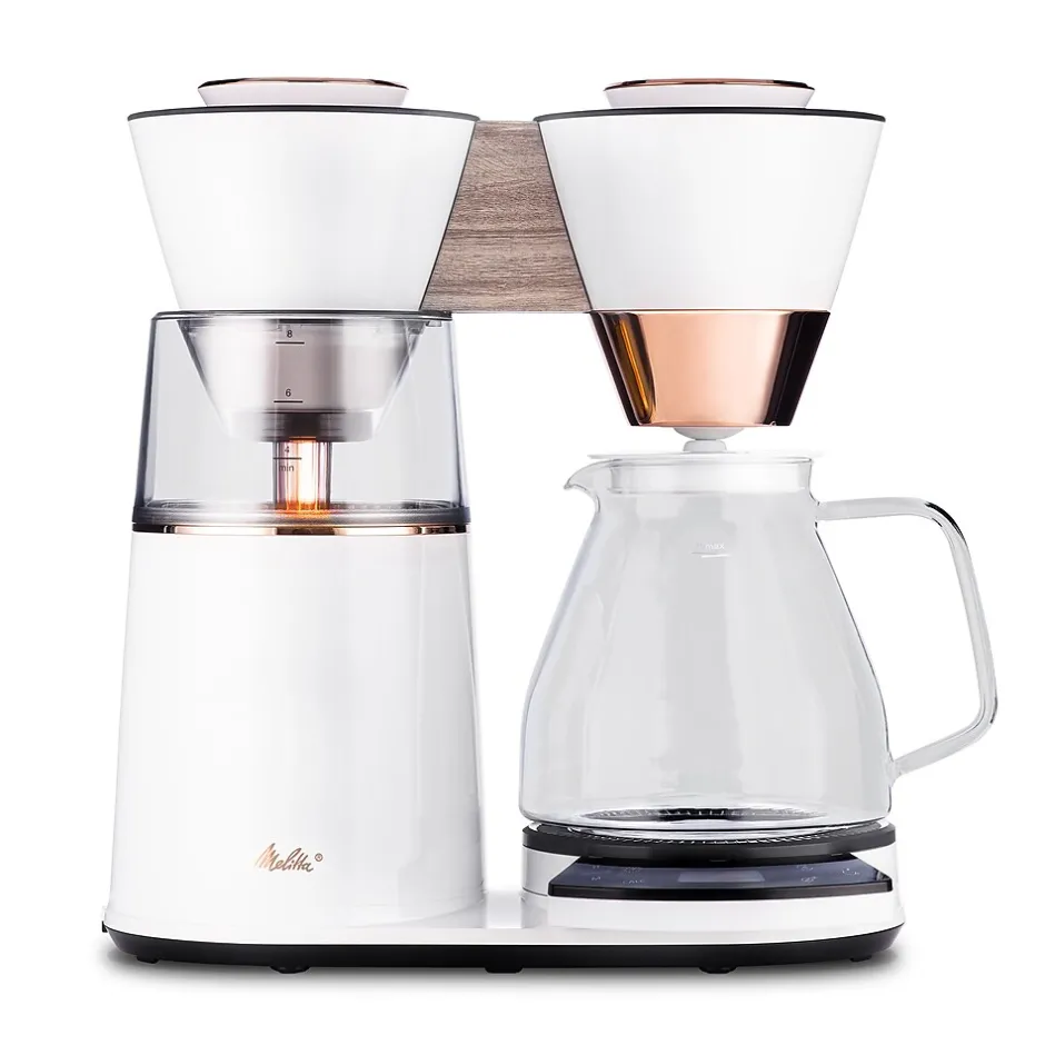 Coffee Makers<Melitta Vision Luxe 12-Cups Automatic Drip Coffee Maker, Copper/White (MCM002WULGW1)