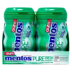 Gum & Mints<Mentos Mint Gum, 400 Pieces/Pack, 8/Box (600-00727)