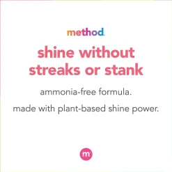Method Plant-Based Glass Cleaner, Mint, 28 Ounce (00003)