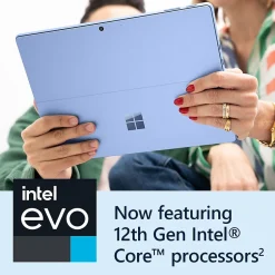 Microsoft Surface Pro 9 13" Tablet, Intel Core i7-1255U Evo, 16GB Memory, WiFi, 256GB SSD, Windows 11 Home, Sapphire (QIL-00035)