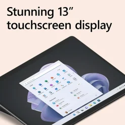 Microsoft Surface Pro 9 13" Tablet, Intel Core i5-1235U Evo, 8GB Memory, WiFi, 256GB SSD, Windows 11 Home, Graphite (QEZ-00018)