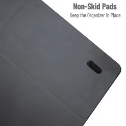 Coffee Organizers<Mind Reader 11 Compartment Plastic Condiments Countertop Organizer, Black (COMORG-BLK)