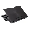 Mind Reader 11" x 14.75" Plastic Lap Desk with Cushion, Black (LTADJUST-BLK)