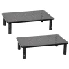 Mind Reader Adjustable Monitor Stand and Ventilated Laptop Riser, Black, 2/Pack (4LEGM2PK-BLK)* Monitor Mounts & Stands
