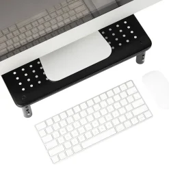 Mind Reader Adjustable Monitor Stand and Ventilated Laptop Riser, Black, 2/Pack (4LEGM2PK-BLK)* Monitor Mounts & Stands