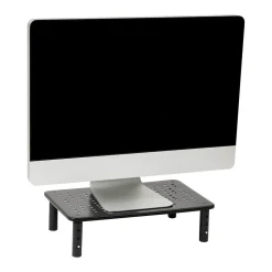 Mind Reader Adjustable Monitor Stand and Ventilated Laptop Riser, Black, 2/Pack (4LEGM2PK-BLK)* Monitor Mounts & Stands