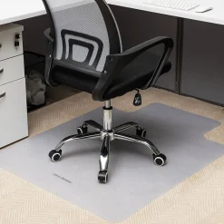 Best Carpet Chair Mat with Lip, 36" x 48'', Low-Pile, Clear, Set of 2 (2OFFCMAT-CLR) Chair Mats
