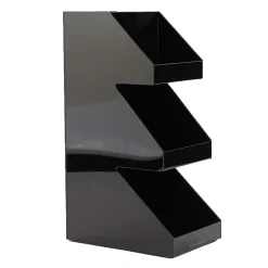 Coffee Organizers<Mind Reader 5-Compartment Coffee, Tea, Utensil and Condiment Countertop Organizer, Black (3TCORG-BLK)