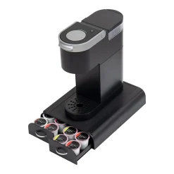 Coffee Organizers<Mind Reader 2-Drawer Single Serve Coffee Pod Drawer Keurig Mini Compatible, 24 Pod Capacity, Black (TRY2DR-BLK)