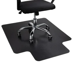 Best Hard Floor Chair Mat with Lip, 36" x 48'', Black (OFFCMAT-BLK) Chair Mats