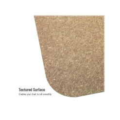 Best Hard Floor Chair Mat, 47" x 35", Tan, Polycarbonate (BEACHMAT-ASST) Chair Mats