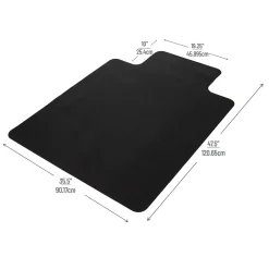 Hard Floor Chair Mat with Lip, 36