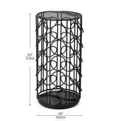 Coffee Organizers<Mind Reader Metal Single Serve Coffee Pod Carousel, 35 Pod Capacity, Black (METCAR35-BLK)