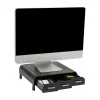 Mind Reader Monitor Stand and Desktop Organizer with 3 Storage Drawers, Black (MONSTA3D-BLK)* Monitor Mounts & Stands