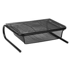 Mind Reader Monitor Stand Ventilated with Paper Tray, Black (MESHKING-BLK)* Monitor Mounts & Stands