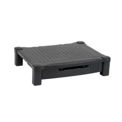 Mind Reader Monitor Stand Riser with Storage Drawer, Black (DRPLMONST-BLK)* Monitor Mounts & Stands