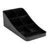 Coffee Organizers<Mind Reader Plastic 7 Compartment Coffee Cup and Condiment Organizer, Black (COMP7-BLK)