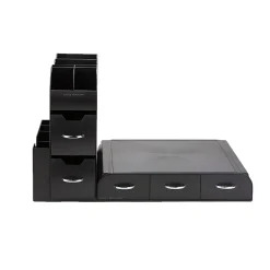Coffee Organizers<Mind Reader Plastic Coffee Pod Drawer 14 Compartment Condiment Organizer Set, 36 Pod Capacity, Black (CMB02-BLK)