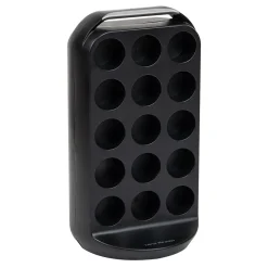 Coffee Organizers<Mind Reader Plastic Coffee Pod Carousel Countertop Organizer, 30 Pod Capacity, Black (CRS02-BLK)