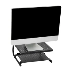 Mind Reader 2-Tier Adjustable Ventilated Monitor Stand, Black (MON2T-BLK)* Monitor Mounts & Stands