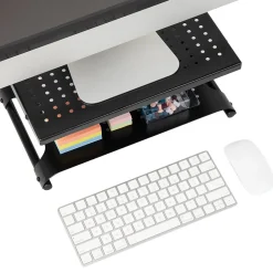 Mind Reader 2-Tier Adjustable Ventilated Monitor Stand, Black (MON2T-BLK)* Monitor Mounts & Stands