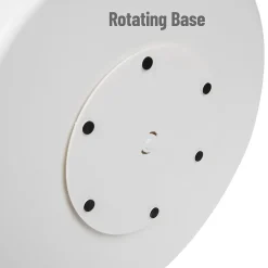 Coffee Organizers<Mind Reader 2-Tier Plastic Lazy Susan Coffee Countertop Organizer, White (SNACKCAR-WHT)