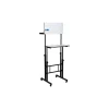 Discount 21"W Adjustable Standing Whiteboard Desk, Black (SDWBOARD-BLK) Standing Desks